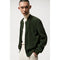 ZR - Pleated Bomber Jacket - Green