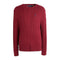 RL - Cable Knit Small Pony Sweater - Maroon