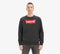 LS - Printed Terry Sweatshirt - Black