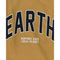 L.E.F.T.I.E.S - Men 'Yellow' Crew Neck Long Sleeves Earth Printed Fleece Sweatshirt