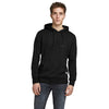 JJ - Men 'Black ' Basic Solid Plain Fleece Hoodie JJ530