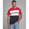 J.A.C.K&J.O.N.E.S – COLOUR BLOCK LOGO T-SHIRT