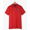 RL - Men Red Baker Polo Bear Striped Polo Shirt