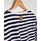 K.K - STRIPED CONTRASTING LOGO T-Shirt