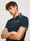 PG - Embroidered Logo Pique Polo Shirt