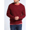 RL - Cable Knit Small Pony Sweater - Maroon