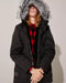 Faux Fur Lined Hood Jacket