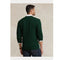 RL - Cable Knit Small Pony Sweater - Green