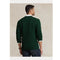 RL - Cable Knit Small Pony Sweater - Green