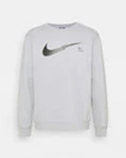 NK - Men Gray Nike Terry Crew Neck Sweatshirt